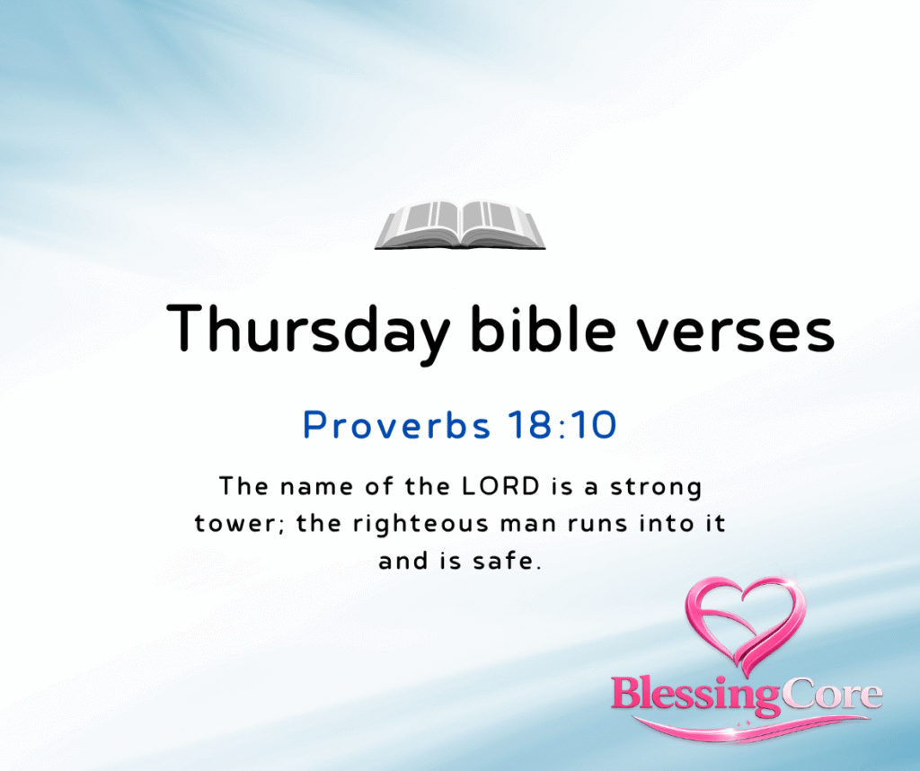 Powerful Thursday Bible Verses