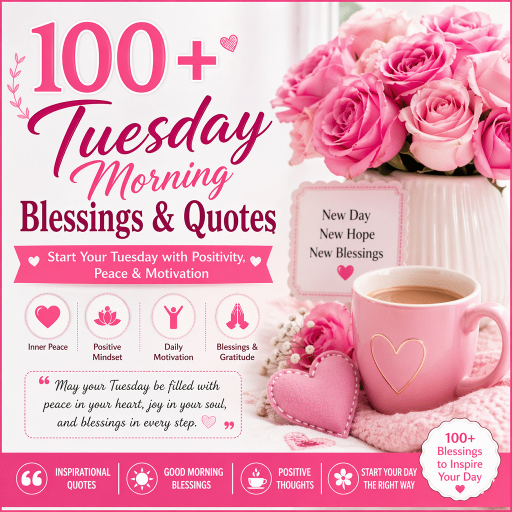 100+ Tuesday Morning Blessings for a Positive and Peaceful Day