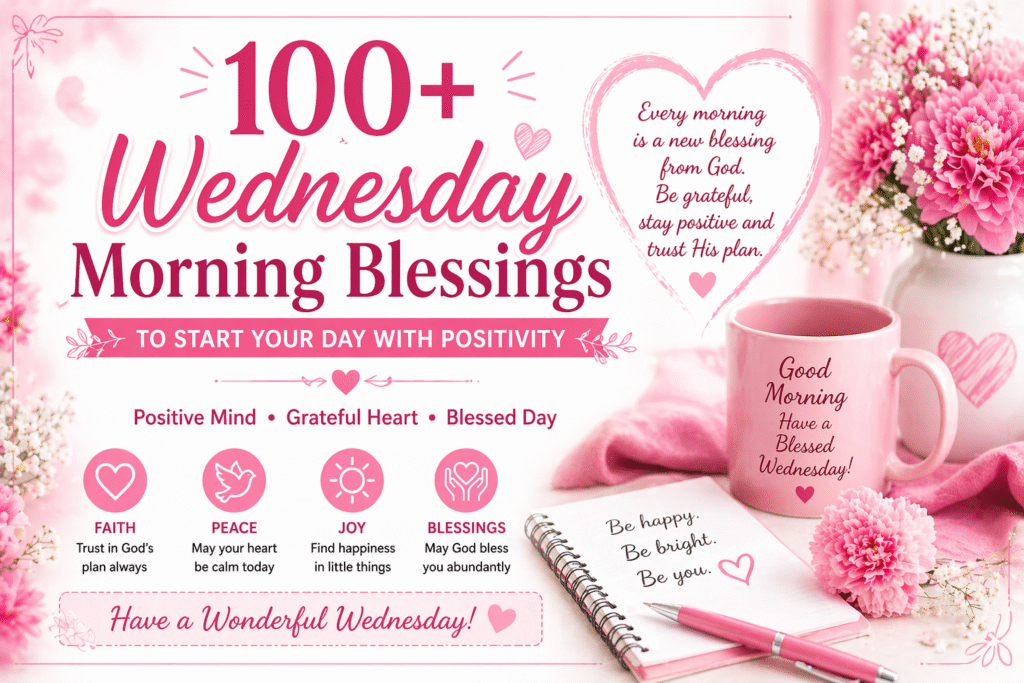 100+ Wednesday Morning Blessings to Start Your Day with Positivity