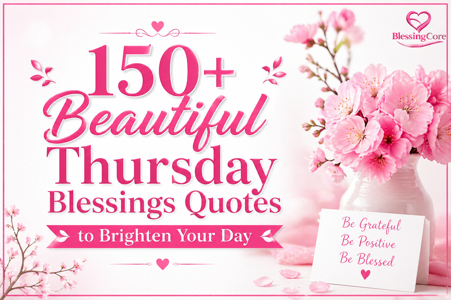 Beautiful Thursday Blessings Quotes