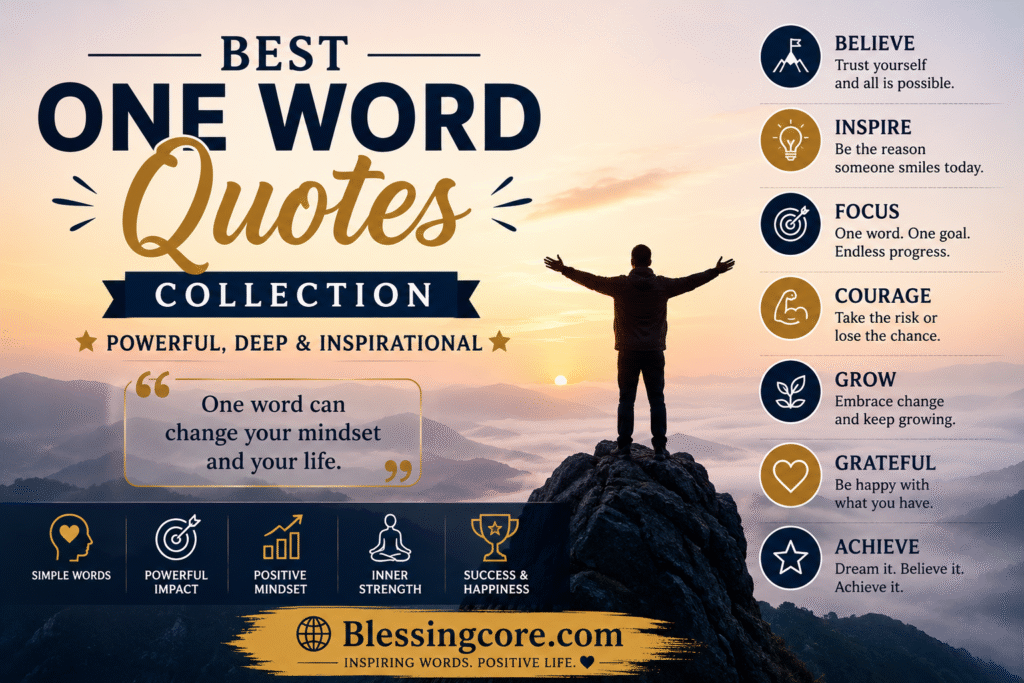 One Word Quotes