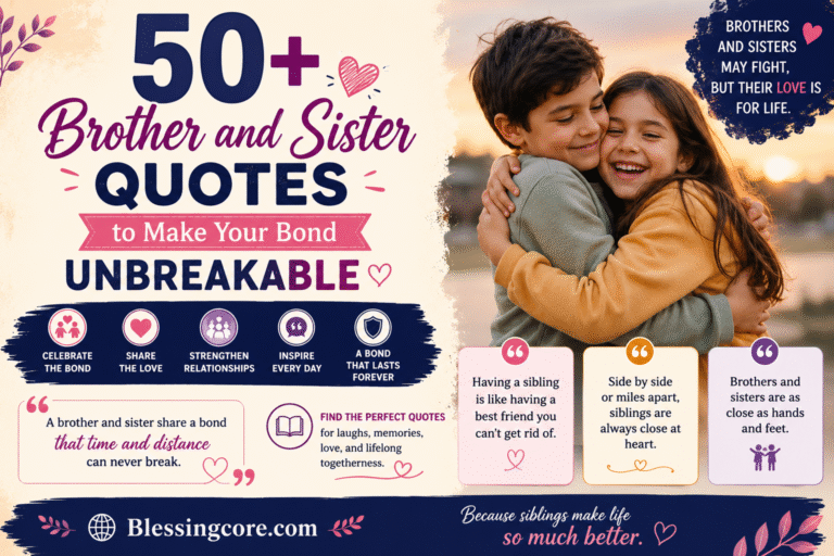Brother and Sister Quotes