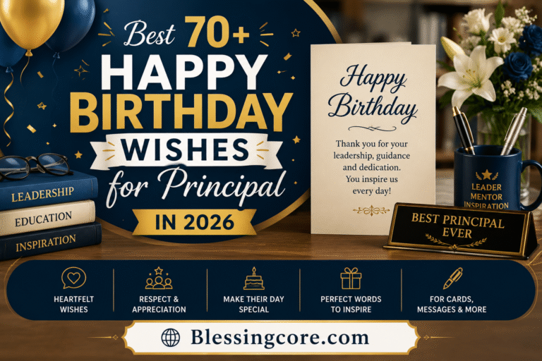 Happy Birthday Wishes for Principal