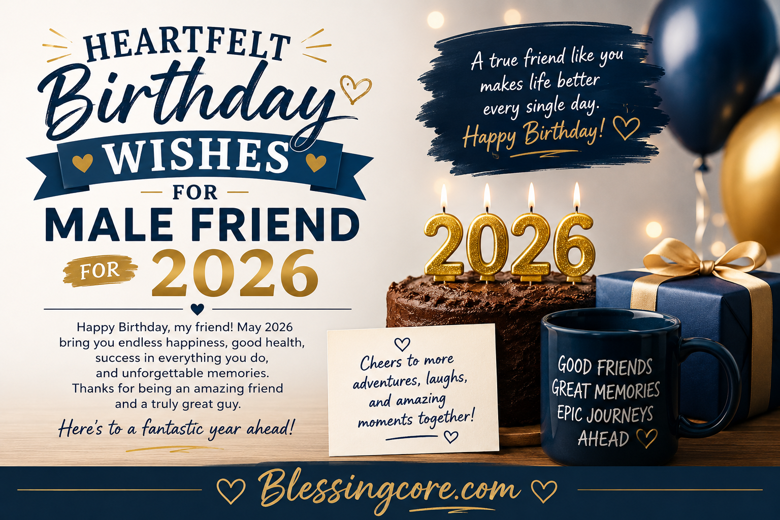 Birthday Wishes for Male Friend