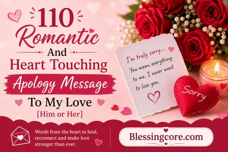 Apology Message To My Love