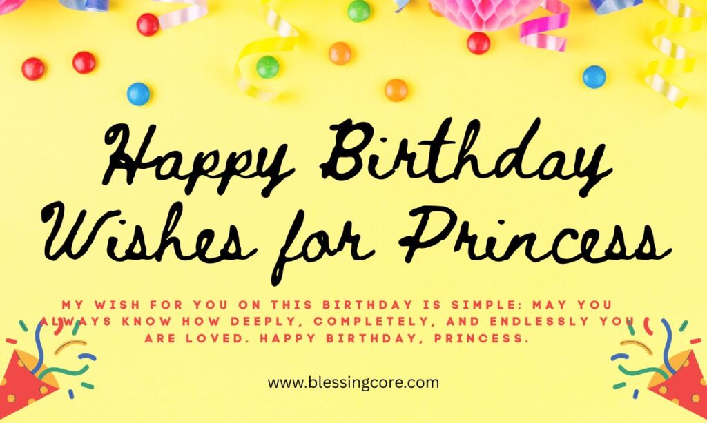 Happy Birthday Wishes for Princess