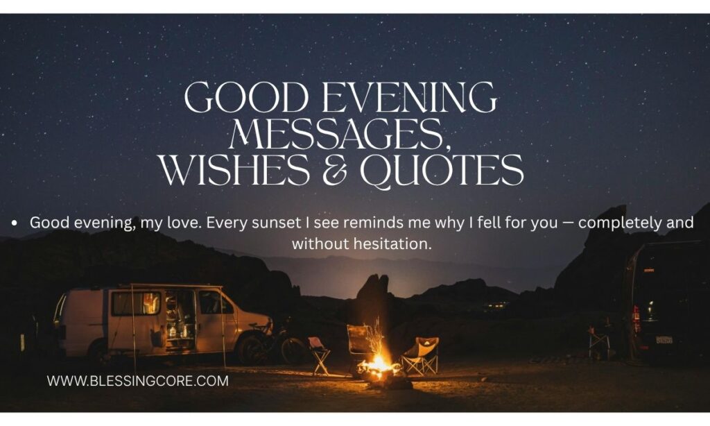 Good Evening Messages