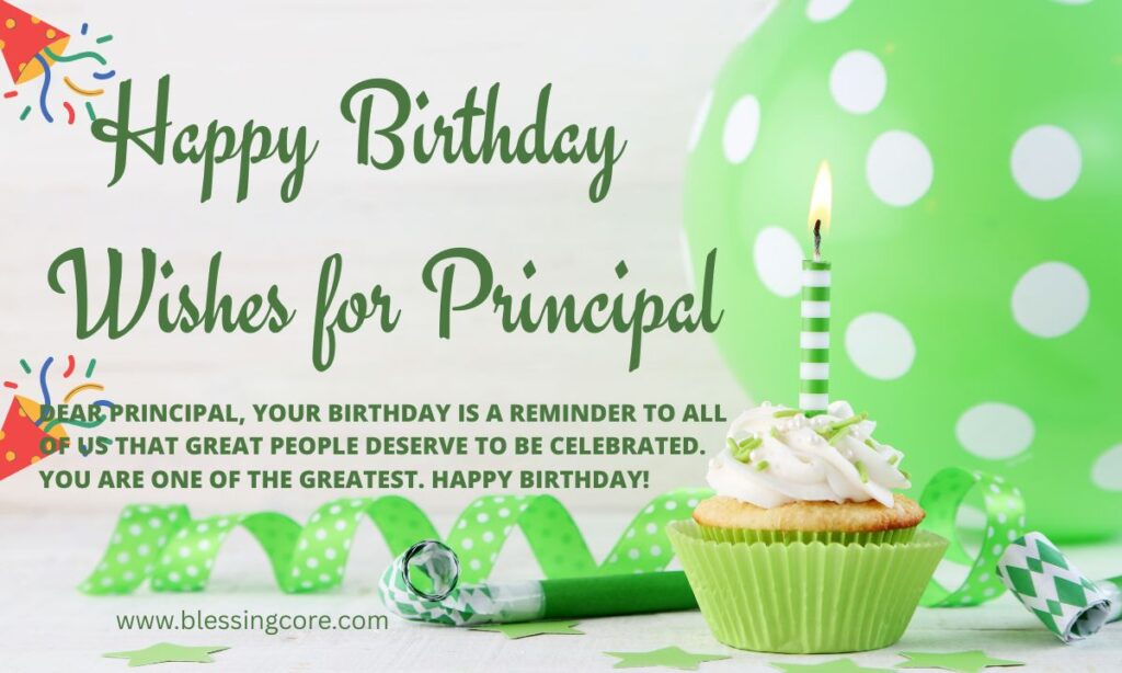 Happy Birthday Wishes for Principal