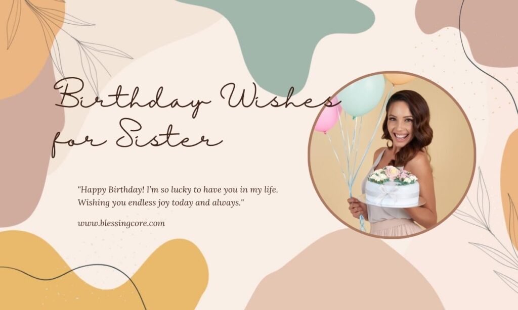 Birthday Wishes for Sister