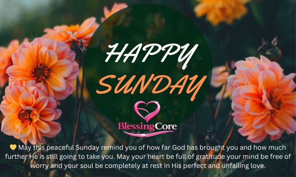 Happy Sunday blessings
