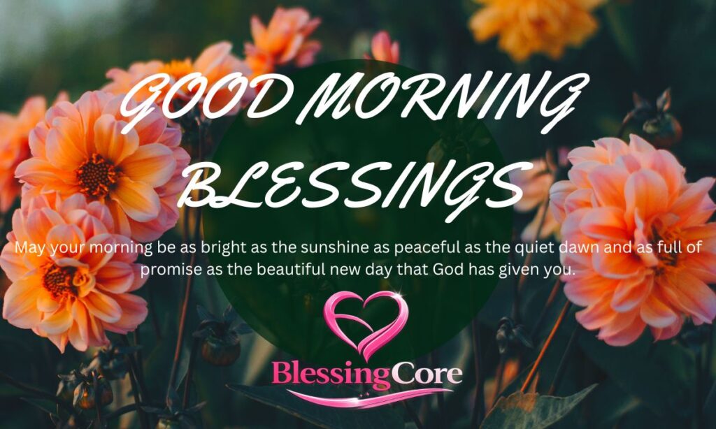 Good Morning Blessings