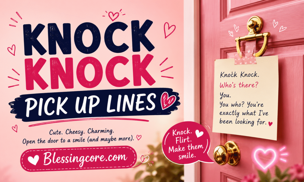 Knock Knock Pick Up Lines