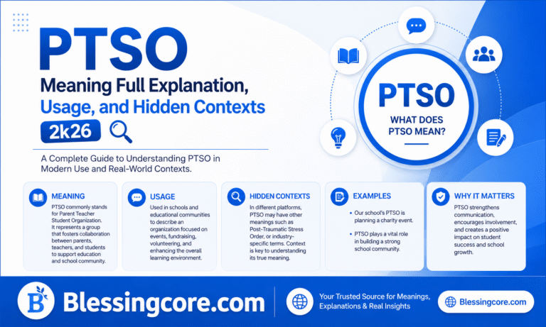 PTSO Meaning