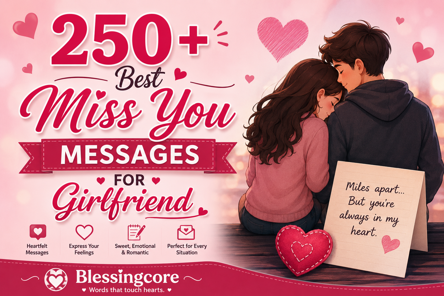 Miss You Messages for Girlfriend
