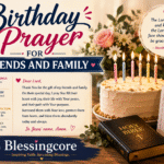Birthday Prayer for Friends and Family