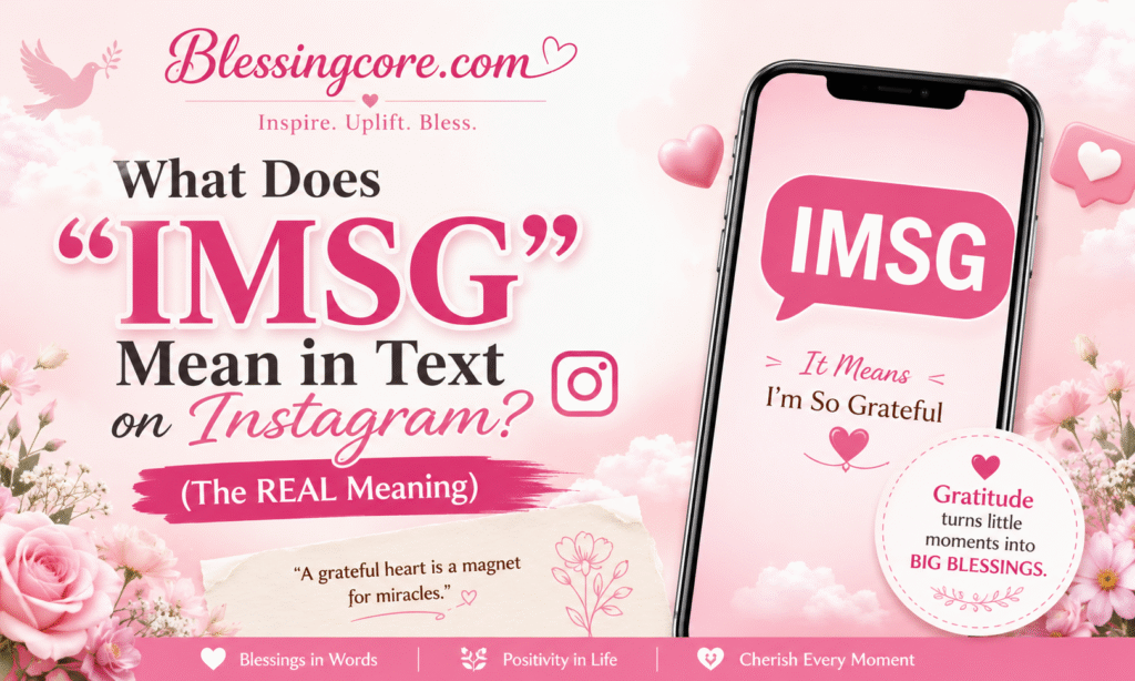  IMSG mean in text on Instagram