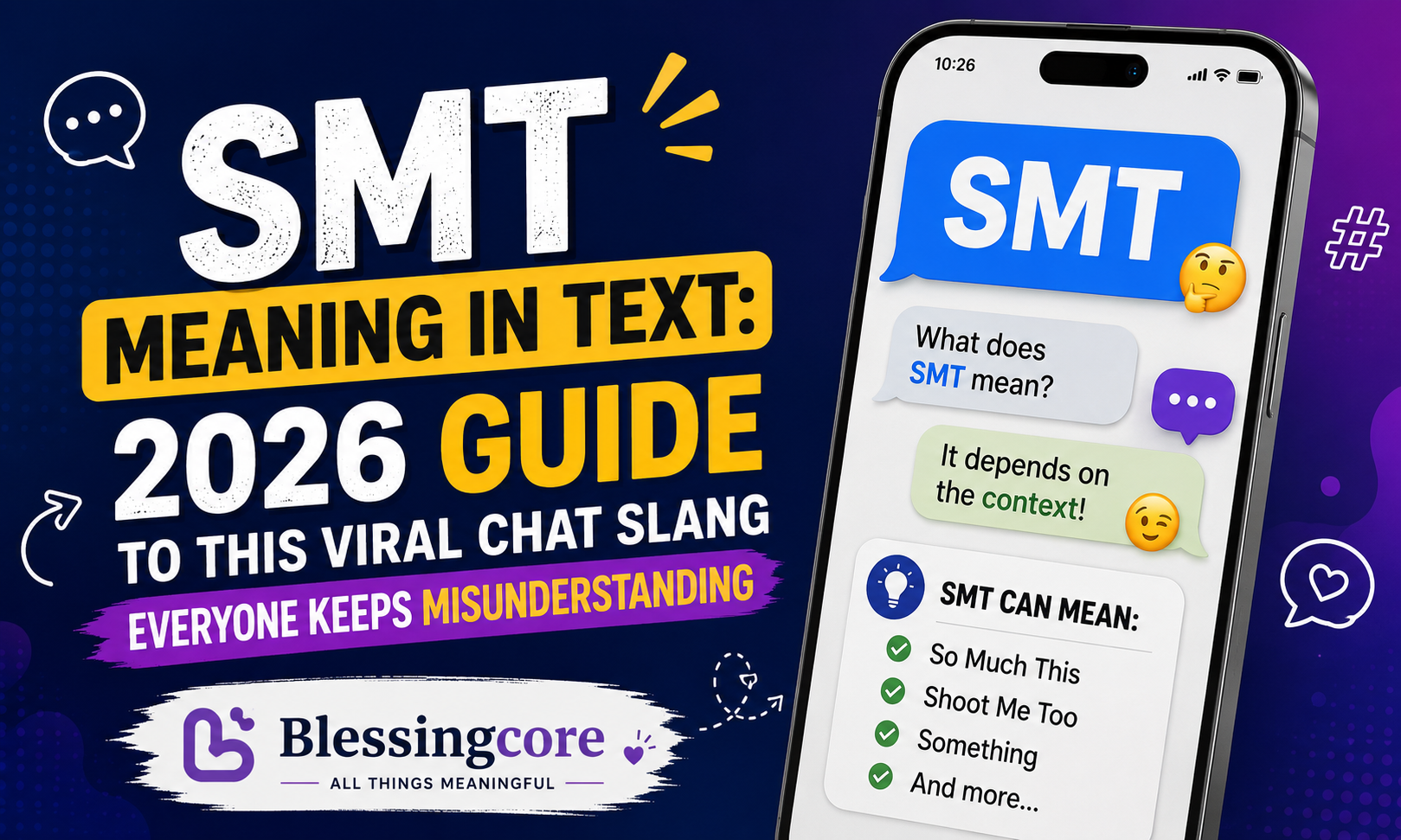SMT Meaning in Text