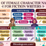 List Female Character Names