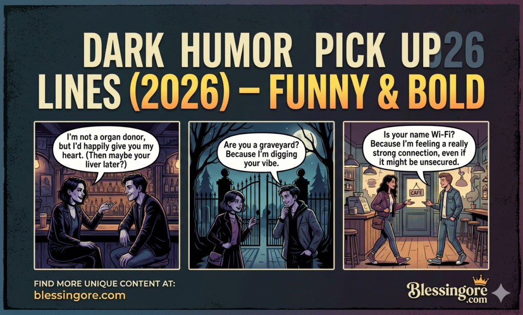 Dark Humor Pick Up Lines