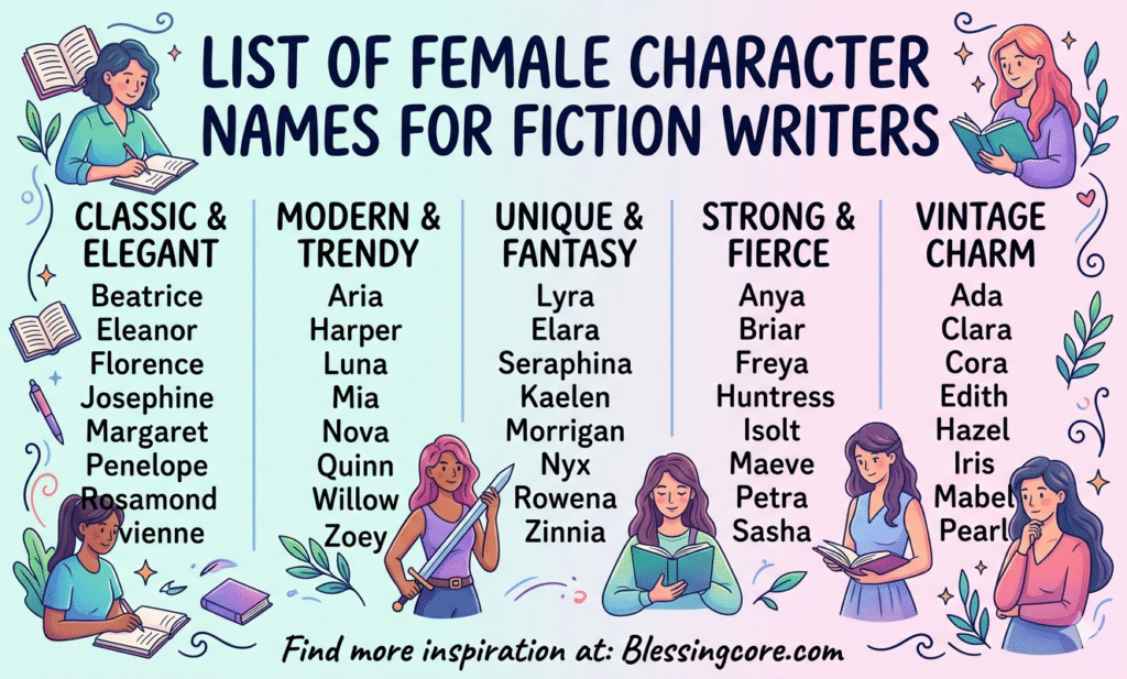 List Female Character Names