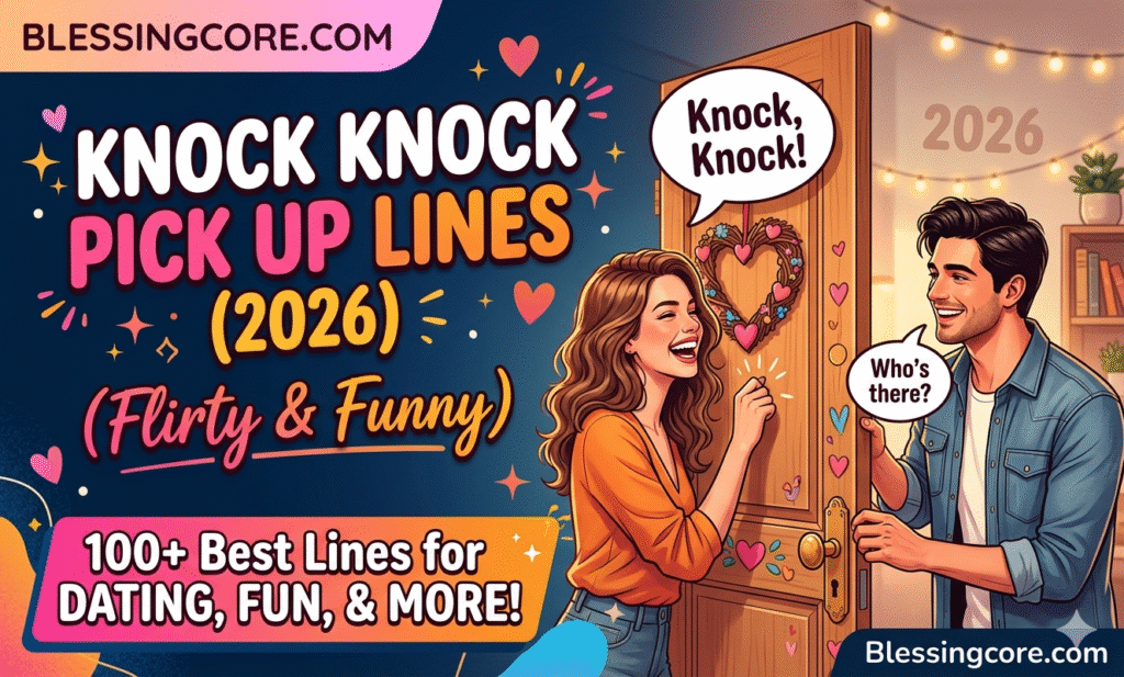Knock Knock Pick Up Lines