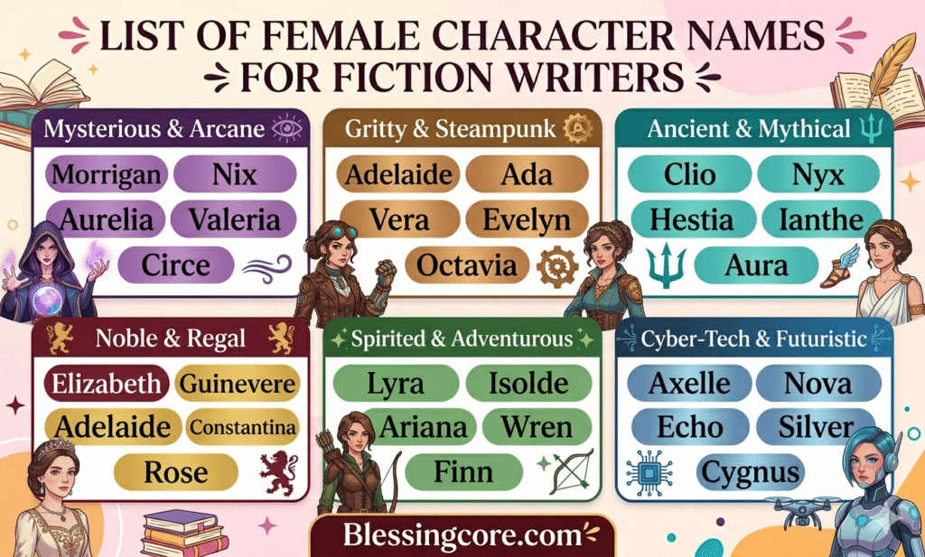 List Female Character Names