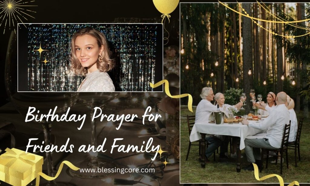 Birthday Prayer for Friends and Family