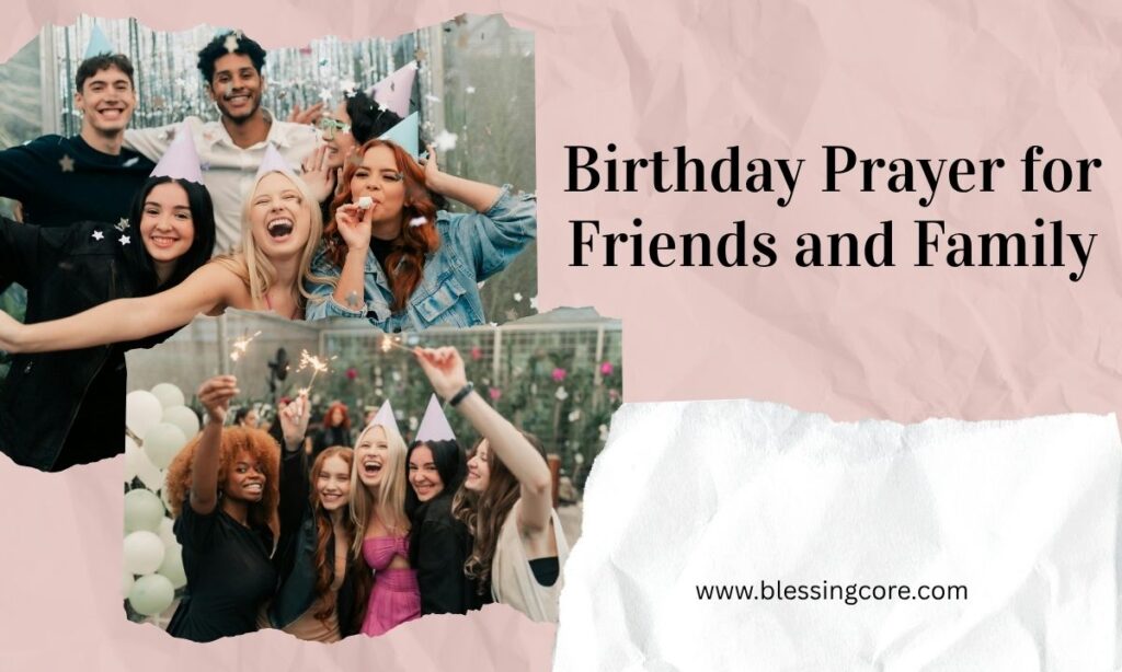 Birthday Prayer for Friends and Family